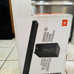 JBL Soundbar (Cinema SB595) Home Theater +Dolby Atmos Surround Sound, Powerful Bass, Wireless Subwoofer