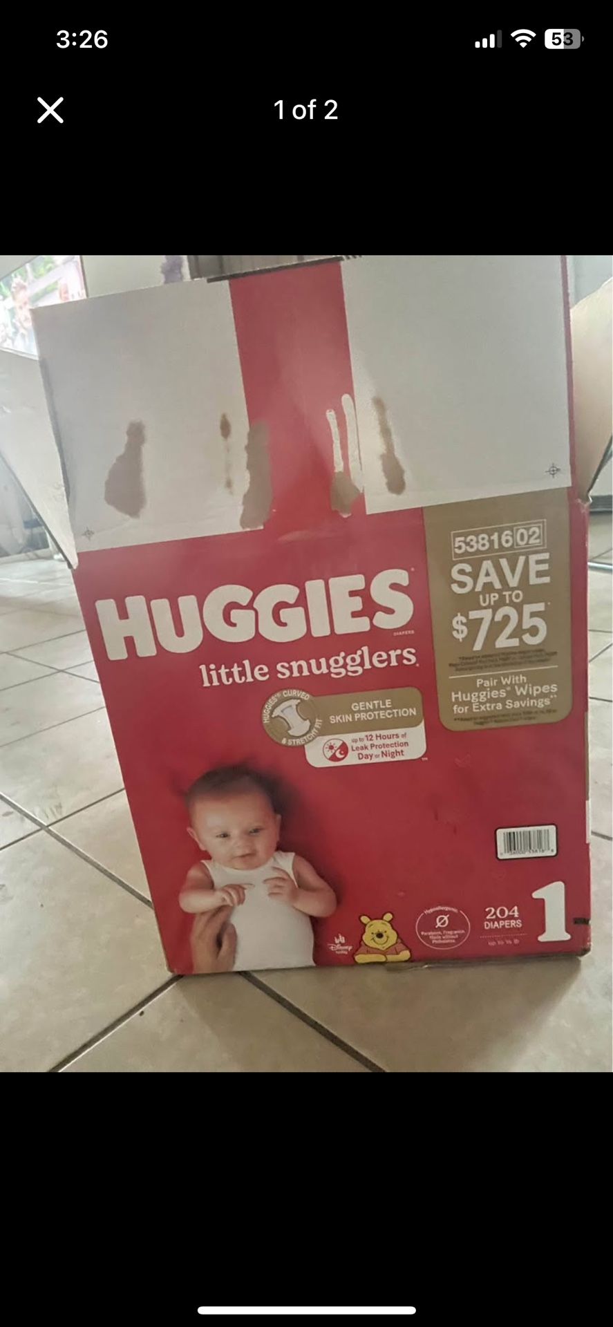 Diapers Size 1