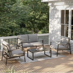 4pc Outdoor Patio Furniture Set 