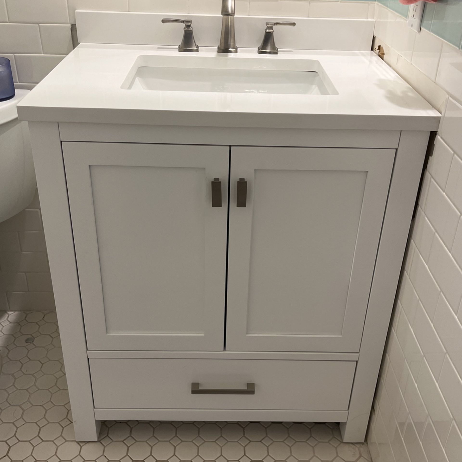 White Bathroom Vanity 