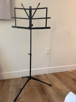 Adjustable Music Stand – Foldable & Height Adjustable – Black