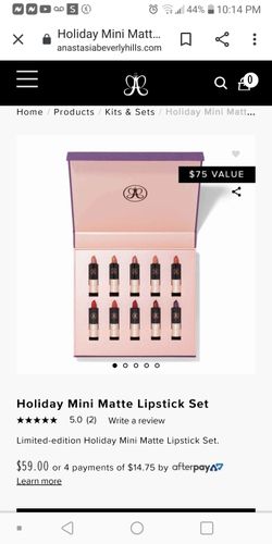 Anastasia Beverly Hills mini lipstick vault