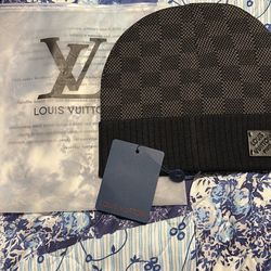 Black Louis Vuitton beanie(limited edition)
