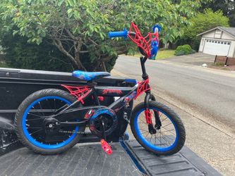 Child Kid Children Bike 16” Wheels Spider-Man Spider Man Spiderman Bicycle Tricycle Trike in Good Condition