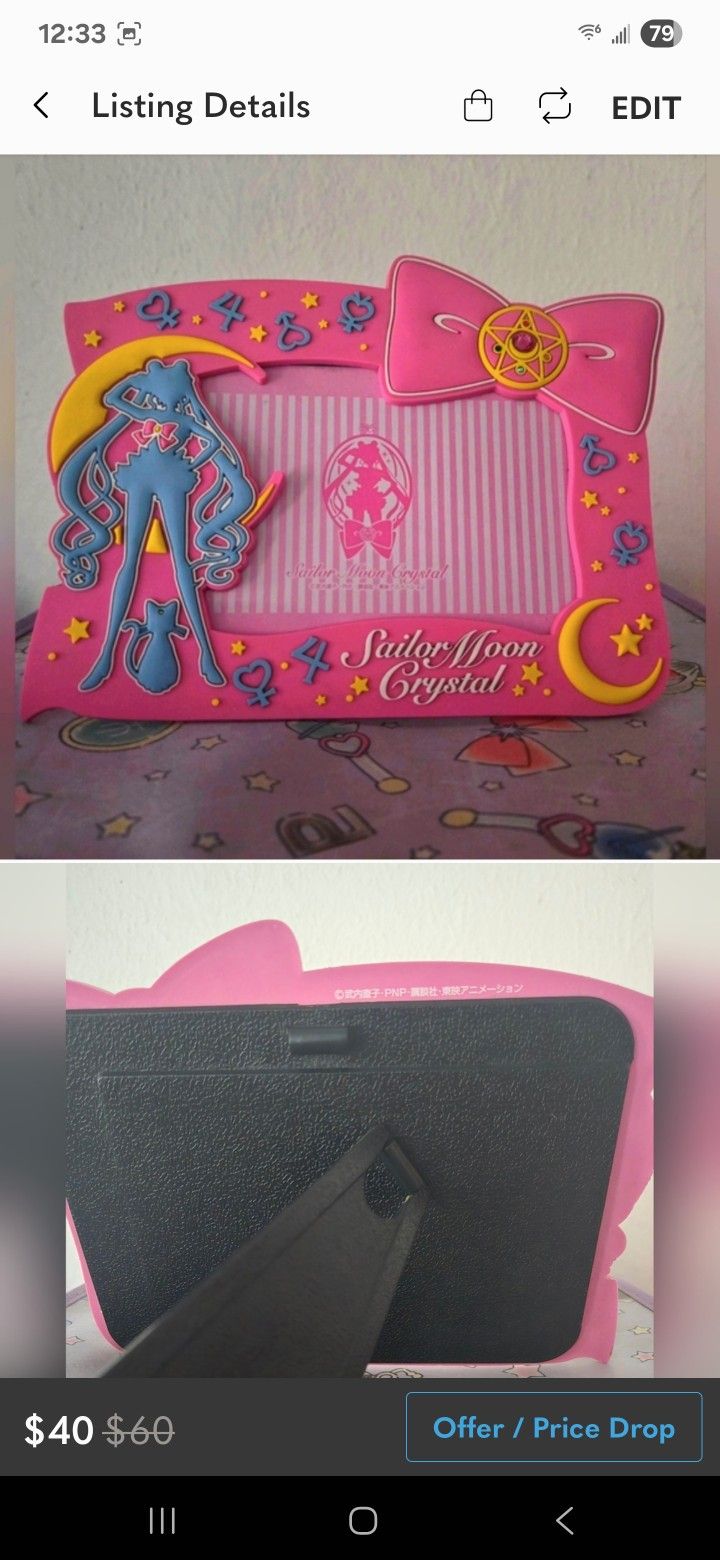 Sailor Moon Crystal Universal Studios Japan Picture Frame
