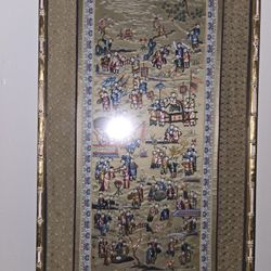 Chinese Embroidered Silk Vintage
