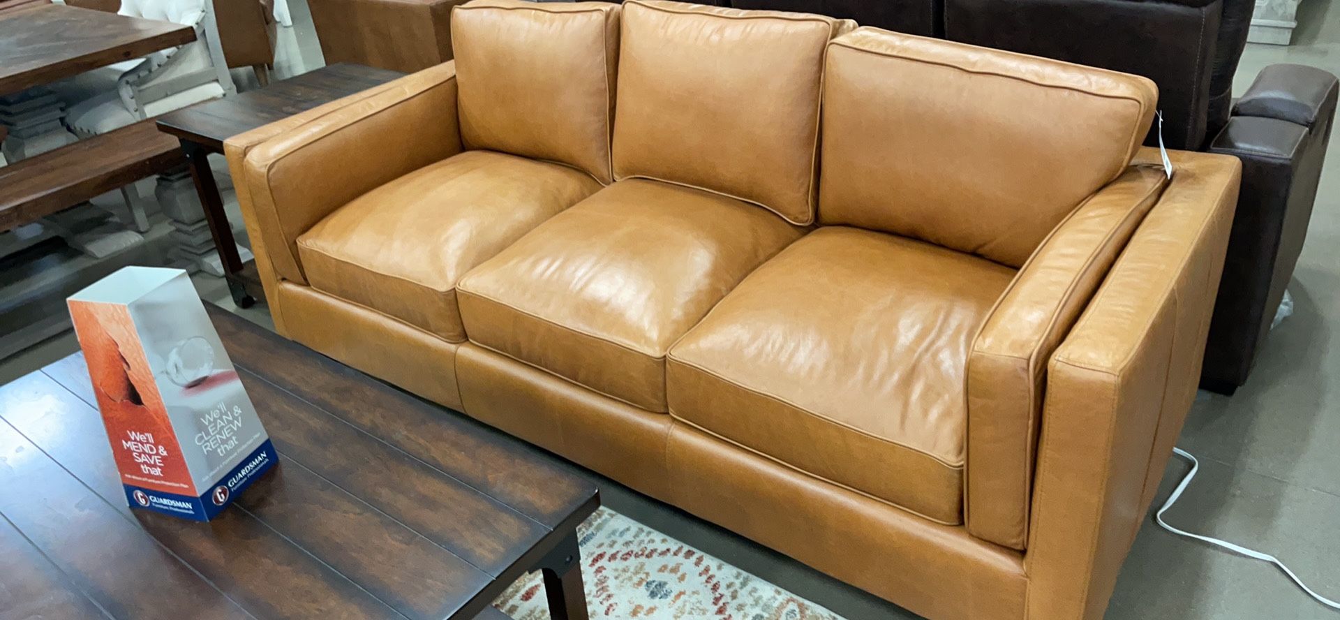 Brand New Butter Soft Leather Sofa
