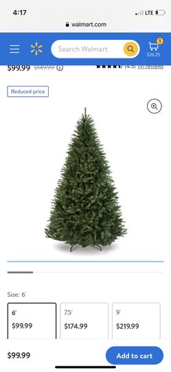 Walmart Brand New In Box Tree ! (to Big For My Small Area) With Lights