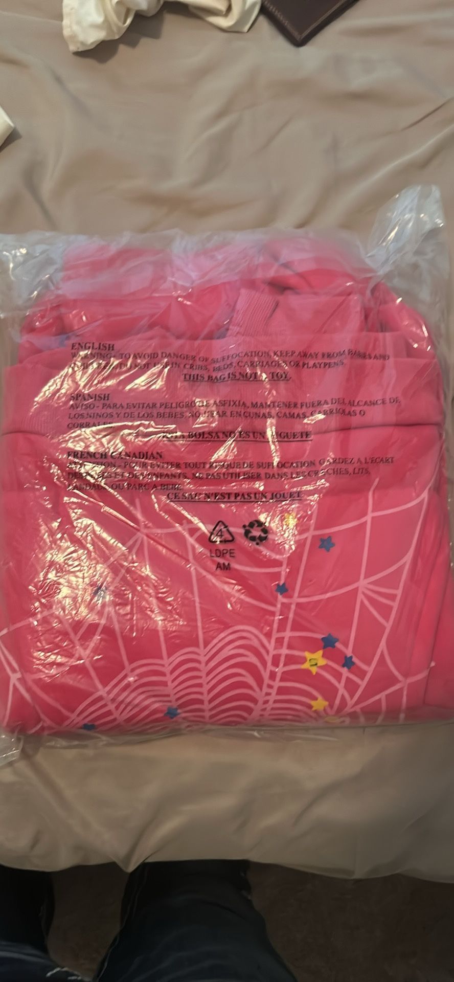 Sp5der P*nk V2 Hoodie “pink” Size M