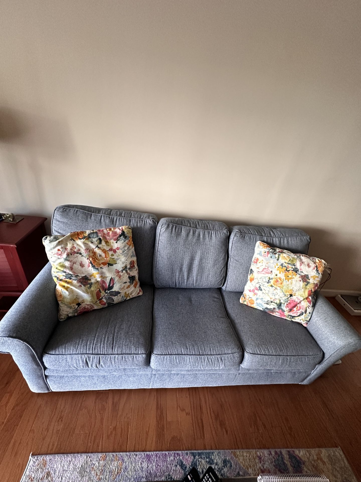 Blue sofa bed