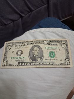 1993 $5.00 OLD BANK NOTE