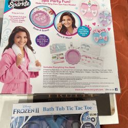 Little Girls Bath Sets And Face Mask Creator Set 