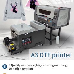 A3 DTF  Commercial/industrial Printer+Oven Shaker (FIXED PRICE)