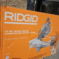 RIDGID


$229.00


15 Amp 10 in. Corded
Dual Bevel Miter Saw with
LED Cut Line Indicator