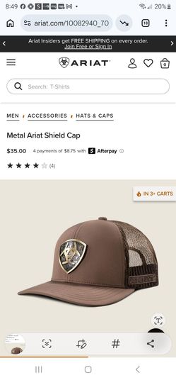 New Ariat hat firm price