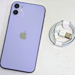 Like New iPhone 11 Purple for T-Mobile Sprint Metro by T-Mobile MetroPCS Ultra Mobile Mint Mobile Simple Mobile TruConnect Lycamobile