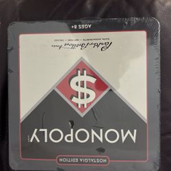 Monopoly Nostalgia Edition Collectible Tin Vintage 1937 Classic Board Game