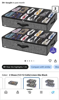 Shoe storage