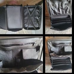 CARRY-ON LUGGAGE LOTS OF COMPRTMENTS  BLACK Suitcase.            Weight 10 Lbs 4.8 Oz Or 164 Oz