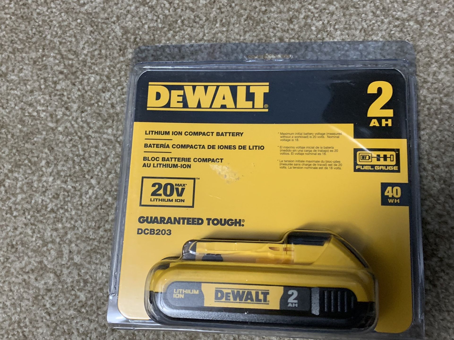 Brand New DeWALT Battery