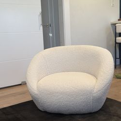 Boucle Teddy Swivel Chair BRAND NEW