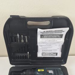Black & Decker Drill Driver VersaPak VP870 7.2V 2 Speed Cordless 2  Batteries Case Charger for Sale in Land O' Lakes, FL - OfferUp