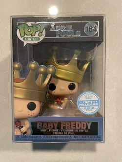 Baby Freddy Funko Pop *MINT* Shop Exclusive NFT LE2250 April Fools 164 with protector LE1984 Actual