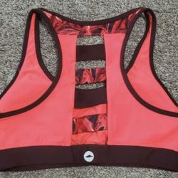 Women's Avia Support Sports Bra Size L Pink