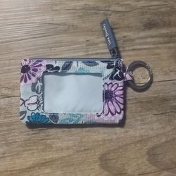 Vera Bradley ID Wallet with Keychain