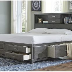 Signature Design by Ashley® Caitir Bedroom Collection 8-Drawer Storage Bed Shop all Signature Design By Ashley