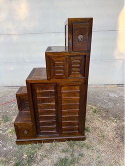 Japanese Tansu Step Chest