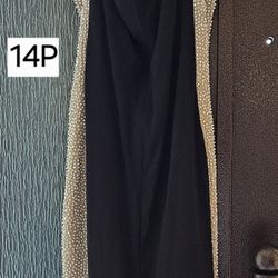 Black/beige Dress New