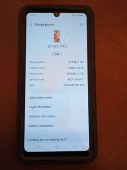 Samsung Galaxy A42 any carrier unlocked 128gb