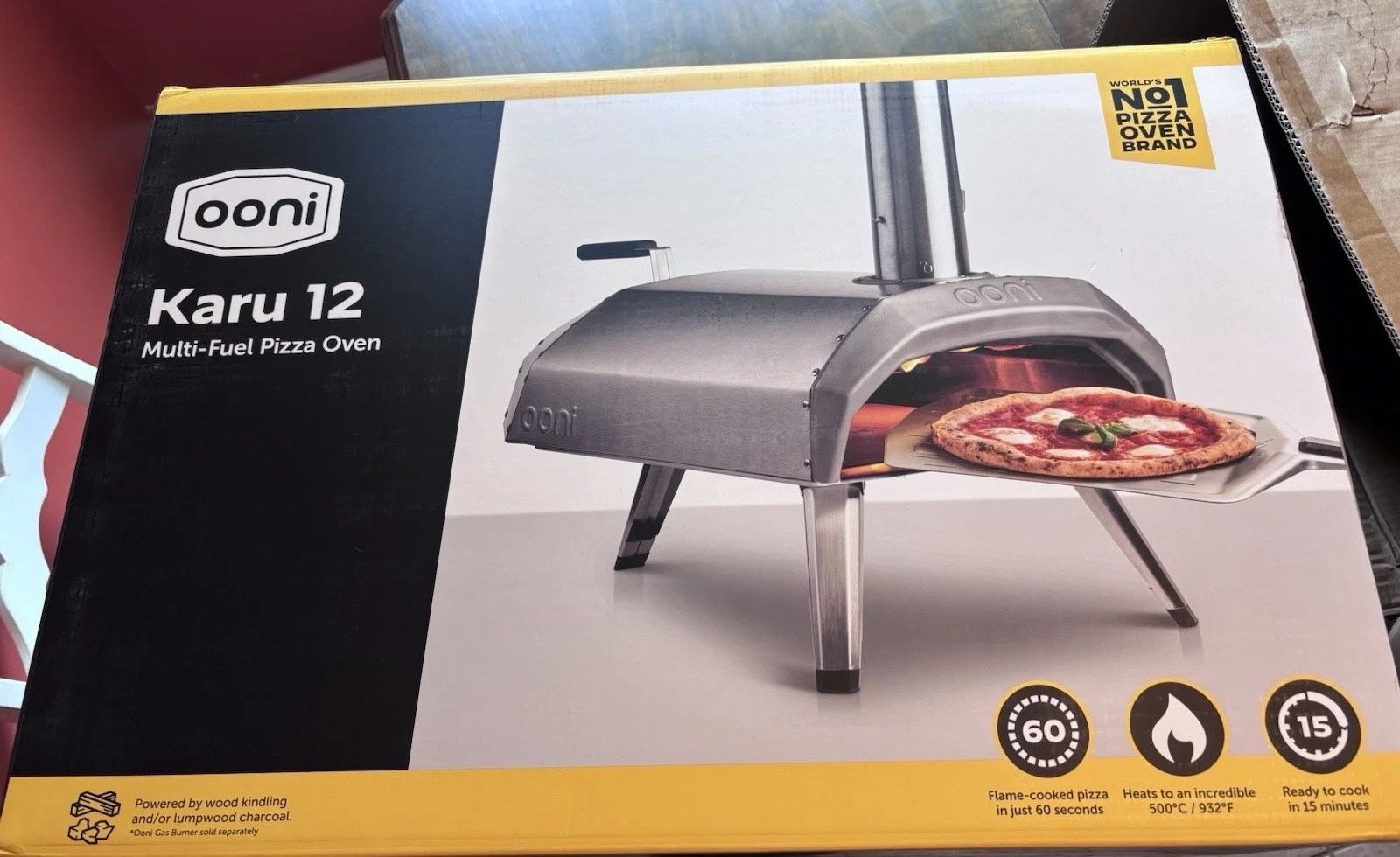 Brand New Ooni Karu 12 Multi Fueled (Gas Or Wood) Portable Pizza