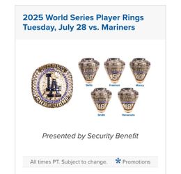 Dodgers vs Mariners