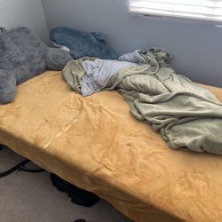 Twin Sized Bed Mattress + Frame