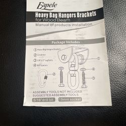 Heavy Bag hanging brackets (Eapele) 