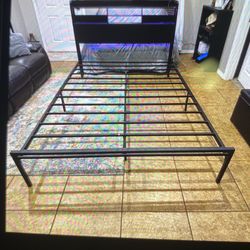 Queen Bed w/ Mattress 350.00 OBO