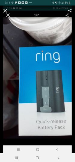 Ring quick-release battery pack