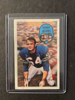 1970 Kellogg’s 3D #26 Harry Jacobs (NO CRACKS)