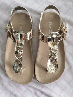 Gold sandals
