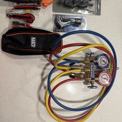HVAC Gauge Set + Tools (Brand New) – Complete Starter Kit