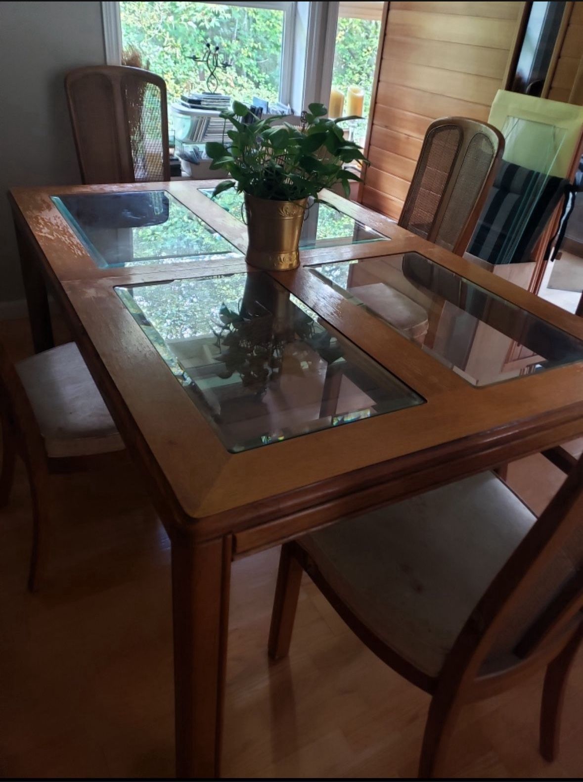 ** Sale Pending ** Dining Table No Chairs With China Cabinet Together