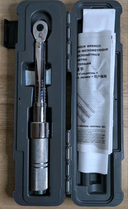 PROTO J6064C 3/8" Micrometer Click Torque Wrench 40-200 In-lb Recent Calibration