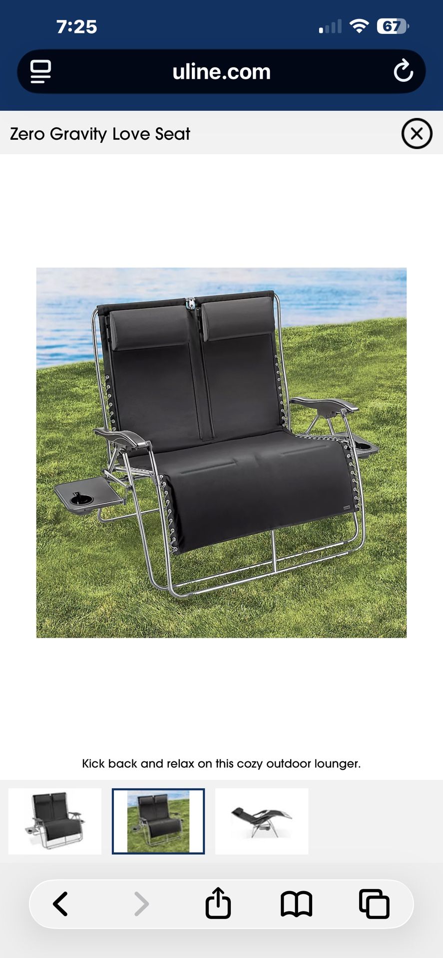 Gravity Chair Love Seat