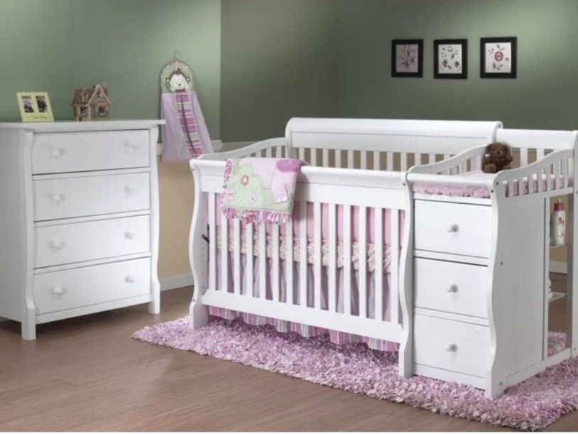 Princeton elite 4 in 1 crib and changing table