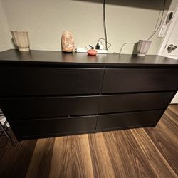 Large Black Dresser
