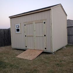 sheds of different sizes and different prices