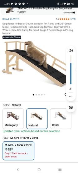 Brand new dog ramp
