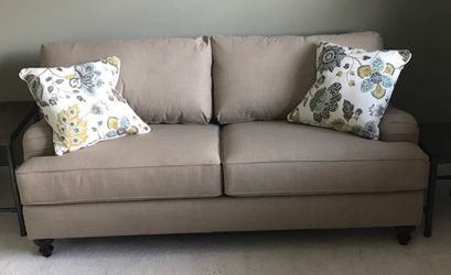 Comfortable Sofa with Full-Size Sleeper Pullout Bed